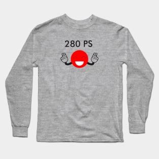 280 PS Japanese Car Gentlemen's Agreement Long Sleeve T-Shirt